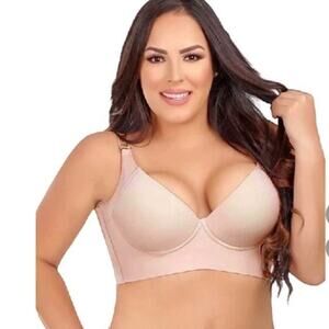 Bra no wire push-up NUDE Sz 40DD  NEW in PCKG